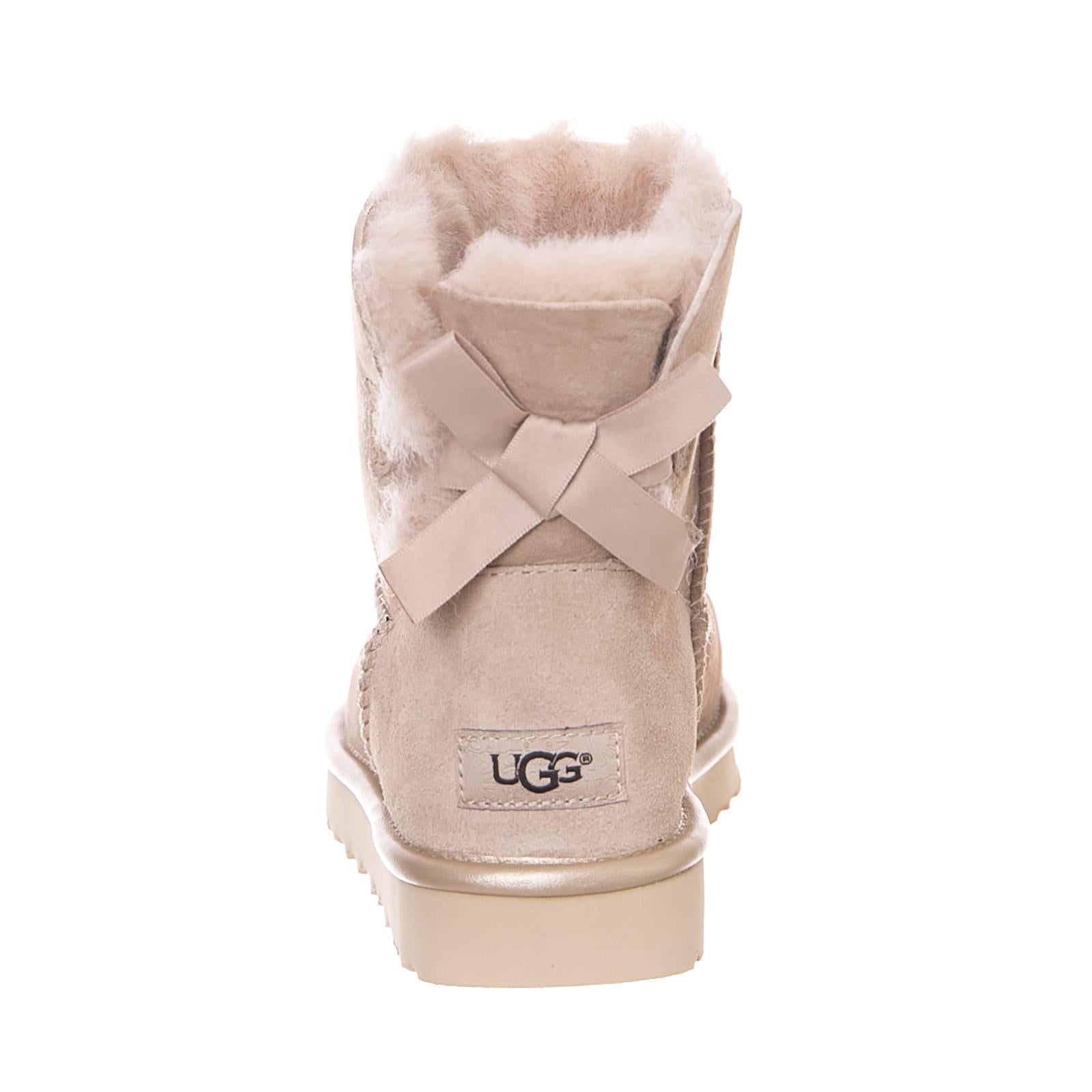 MINI BAILEY BOW  METALLIC DRIFTWOOD UGSBLBOWMMDR1019032W  UGG 