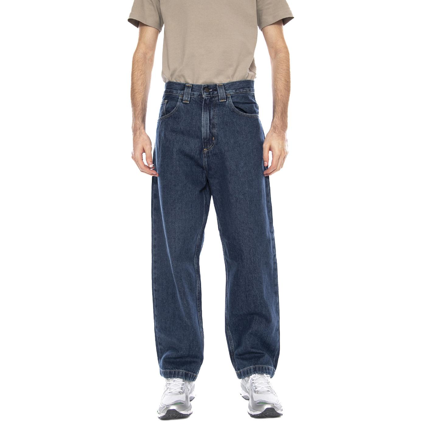 Brandon Pant - Pantaloni Denim Jeans Uomo Blu I035893 0106 CARHARTT WIP 