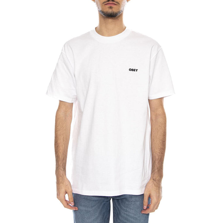 Obey Make Art Not War Tee -- Maglietta Girocollo Uomo Bianca 165264062 WHT OBEY 