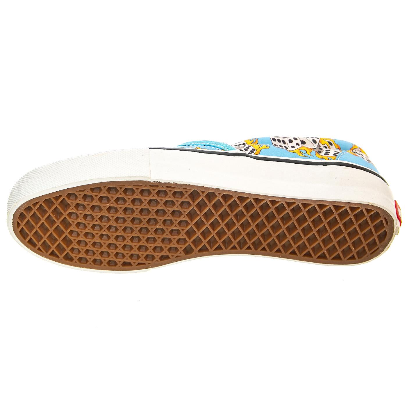 MN Skate Slip-On Synth Blue - Scarpe Slip-On Uomo Blu / Multicolore VN0A5FCABM61  VANS 