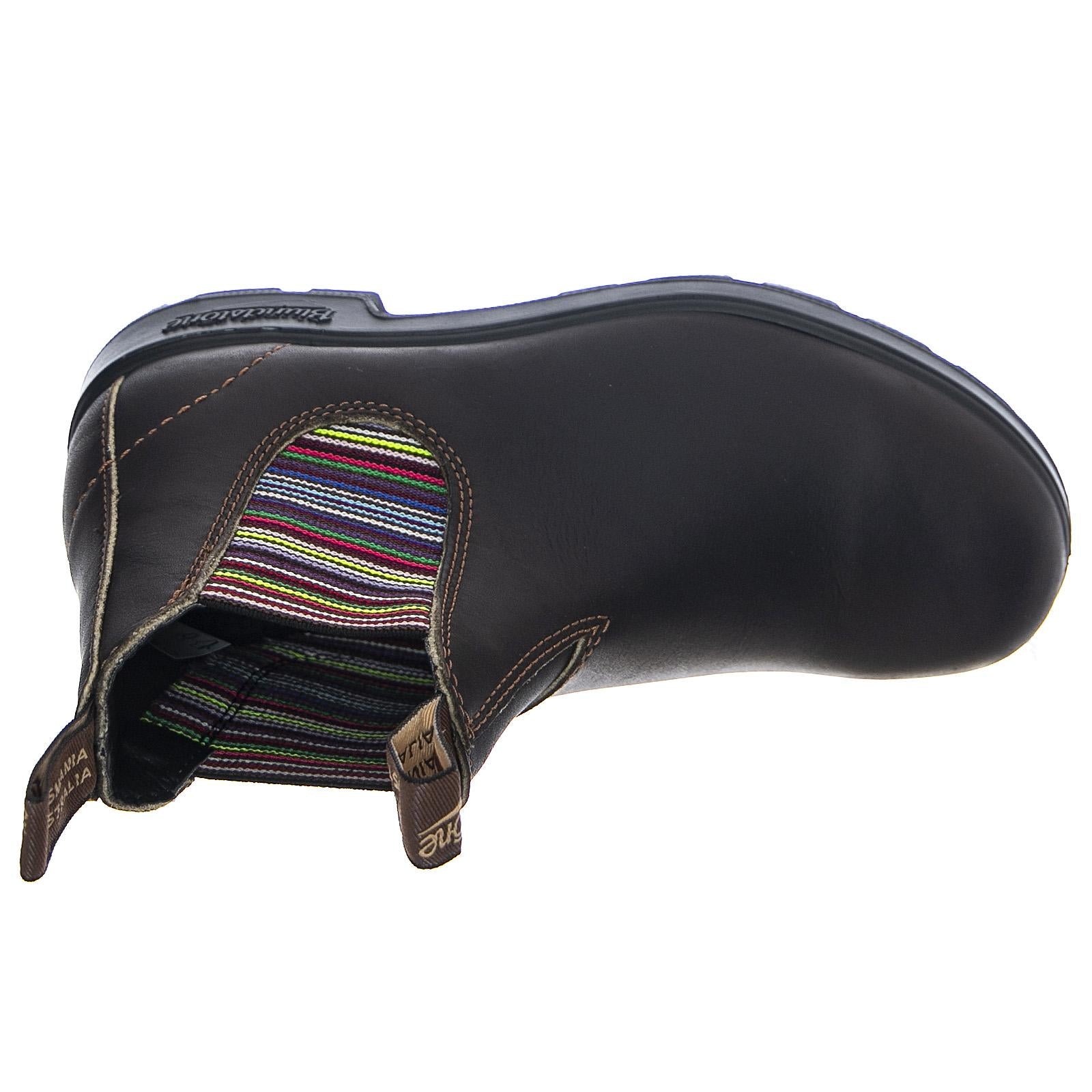 Classic Leather 1409 Ankle Boots - Brown / Stripes - Stivaletti alla Caviglia Donna Marroni / Multicolore 1409-1409-FW20  BLUNDSTONE 