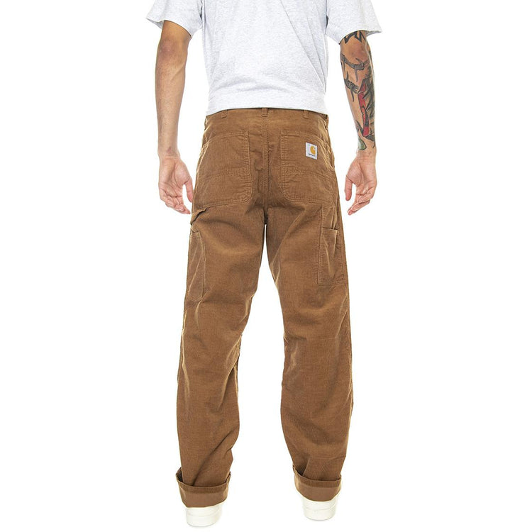 Single Knee Pant Jasper rinsed - Pantaloni Uomo Marroni I031212-0W002  CARHARTT WIP 