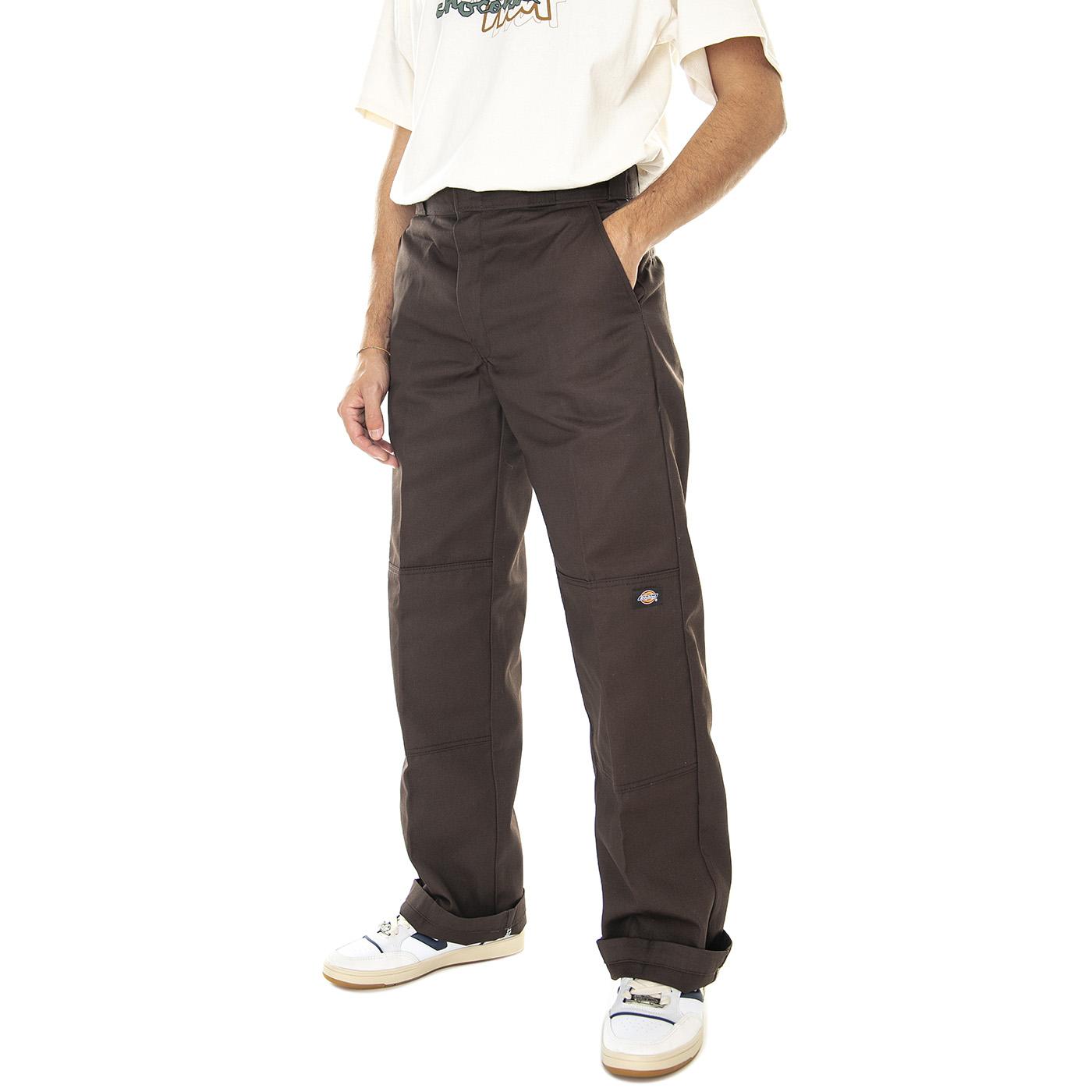 Double Knee Rec Dark Brown - Pantaloni Uomo Marroni DK0A4XK3DBX1  DICKIES 