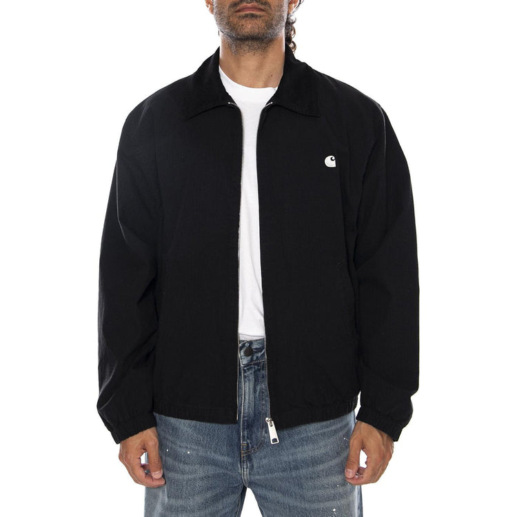 MADISON RIPSTOP JACKET BLACK / WAX - Giacca Uomo Nera I036804 K02GD CARHARTT WIP 