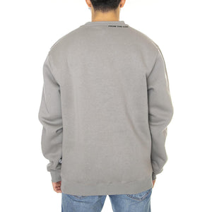 Essential Nikel - Felpa Girocollo Uomo Grigia KAF22UCNS101-130  KANGOL 