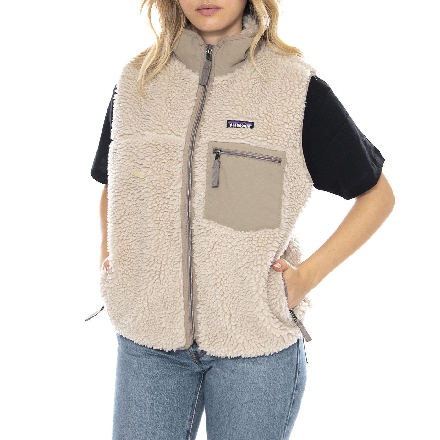 W's Classic Retro-X Vest Natural -- Gilet Donna Beige 23084 NAT PATAGONIA 