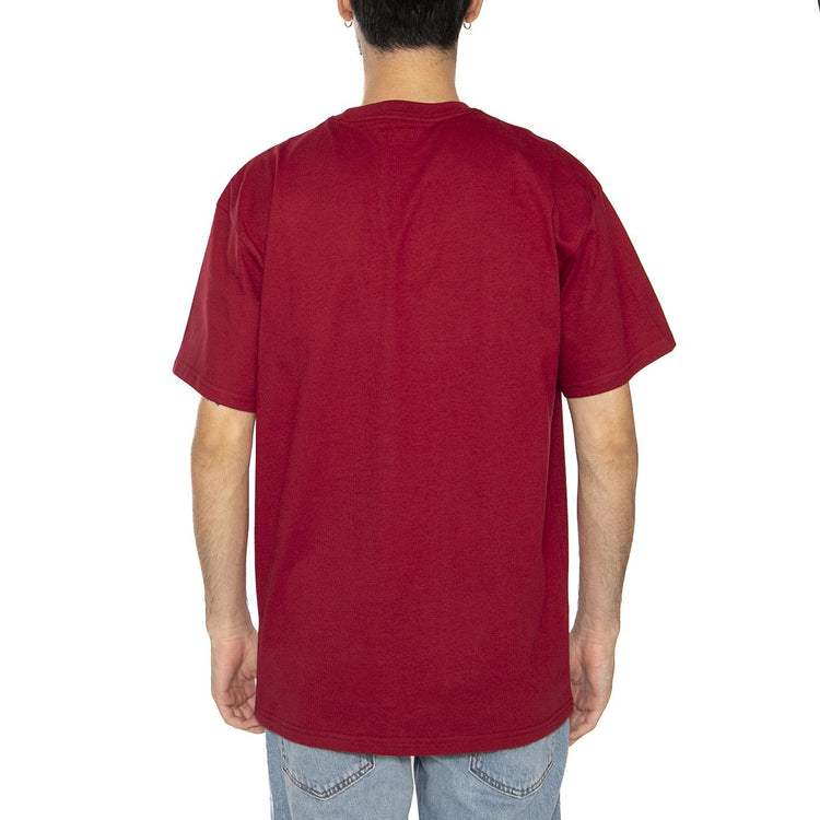 S/S Chase T-Shirt Scarlet / Gold - Maglietta Girocollo Uomo Rossa I026391.30QXX . CARHARTT WIP 
