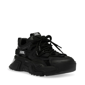 Kingdom Black / Silver - Scarpe Stringate Profilo Basso Donna Nere SMPKINGDOM-915  STEVE MADDEN 