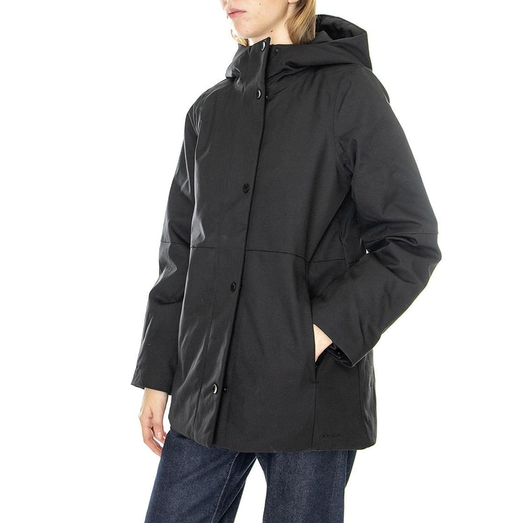 Lovisa Jacket Black - Giacca Invernale con Cappuccio Donna Nera 222330368-BLK  ELVINE 