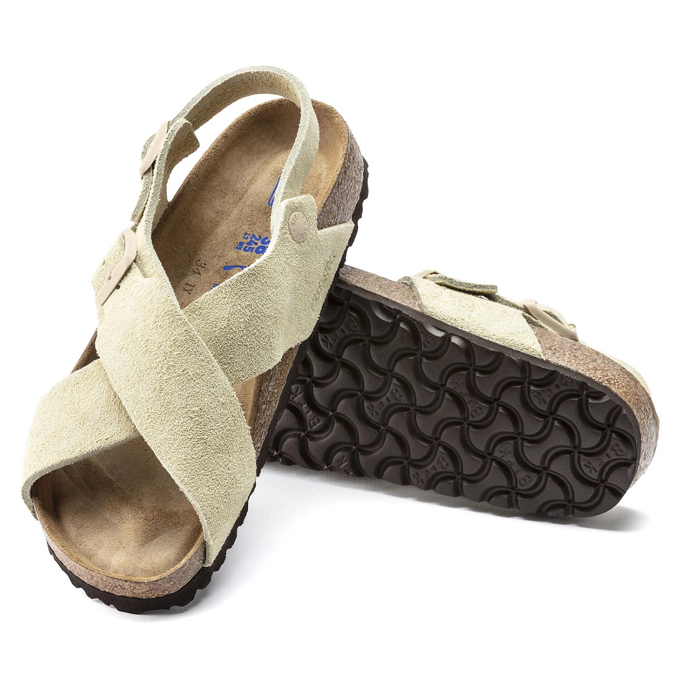 W' Tulum SFB Almond, Suede Leather - Sandali Donna Beige 1021535  BIRKENSTOCK 
