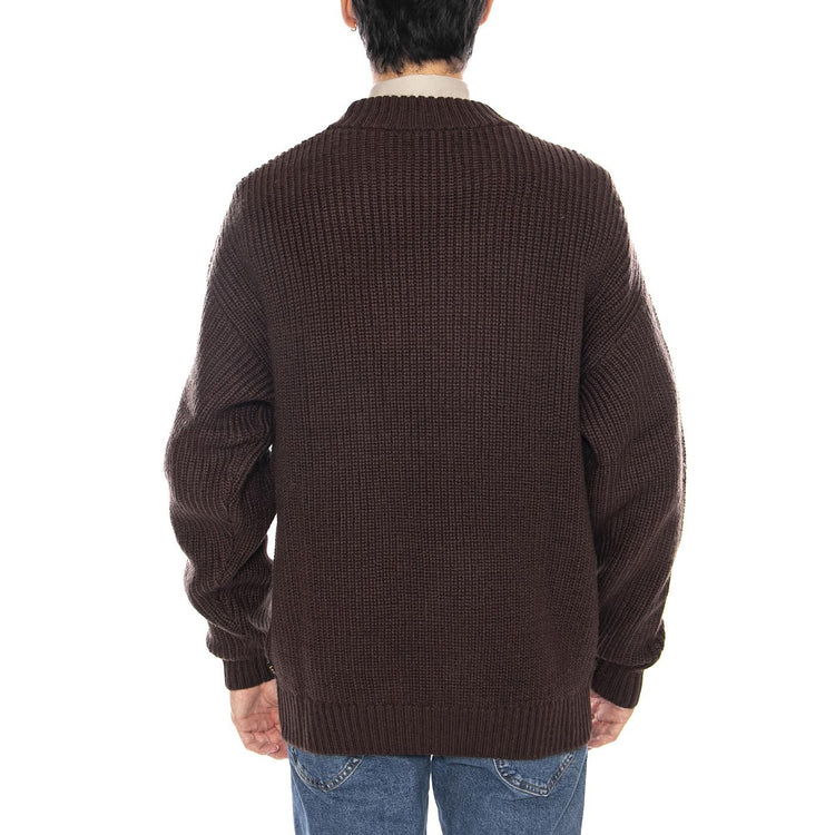 Chunky Crew Neck Arabica - Maglione Girocollo Uomo Marrone 112370541 . LEE 