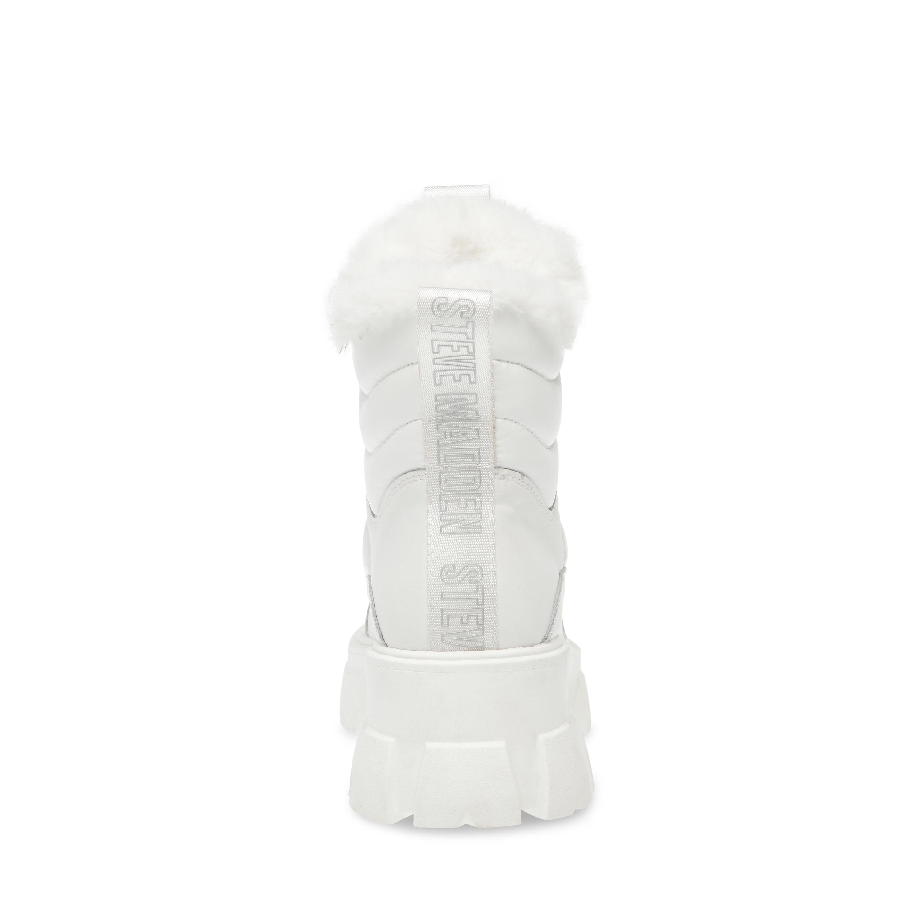 Triggers White / White - Stivali Stringati Donna Bianchi SMSTRIGGERS-11E  STEVE MADDEN 