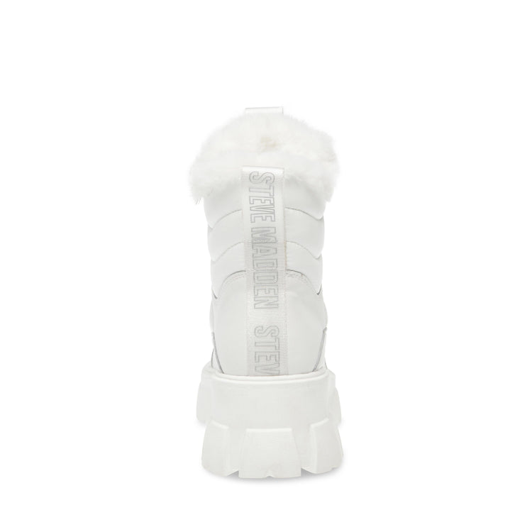 Triggers White / White - Stivali Stringati Donna Bianchi SMSTRIGGERS-11E  STEVE MADDEN 