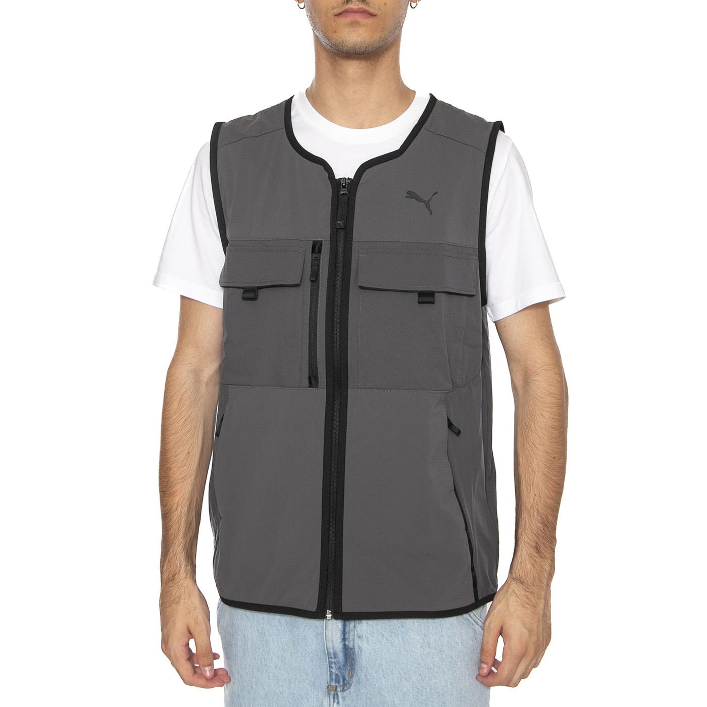 PUMATECH Cargo Vest Dusky Gray - Giacca Smanicata Uomo Grigia 629916-44 . PUMA 