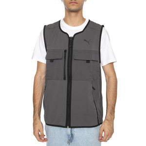 PUMATECH Cargo Vest Dusky Gray - Giacca Smanicata Uomo Grigia 629916-44 . PUMA 