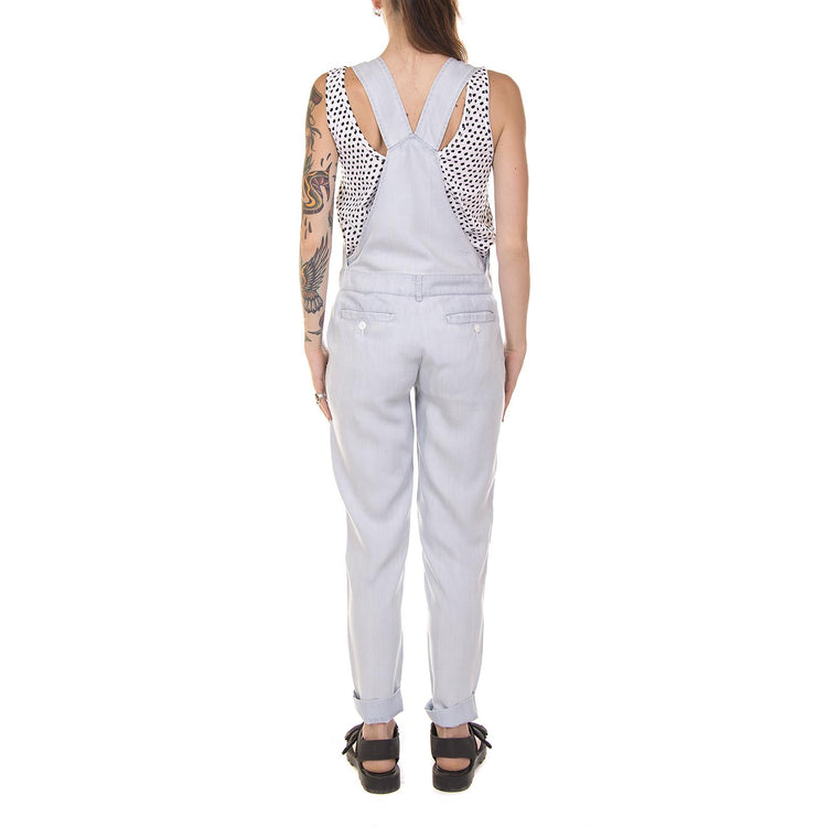 Denizen Romper Chambray Jumpsuit - Light Grey - Tuta Donna Grigia 86194_4  MINIMUM 
