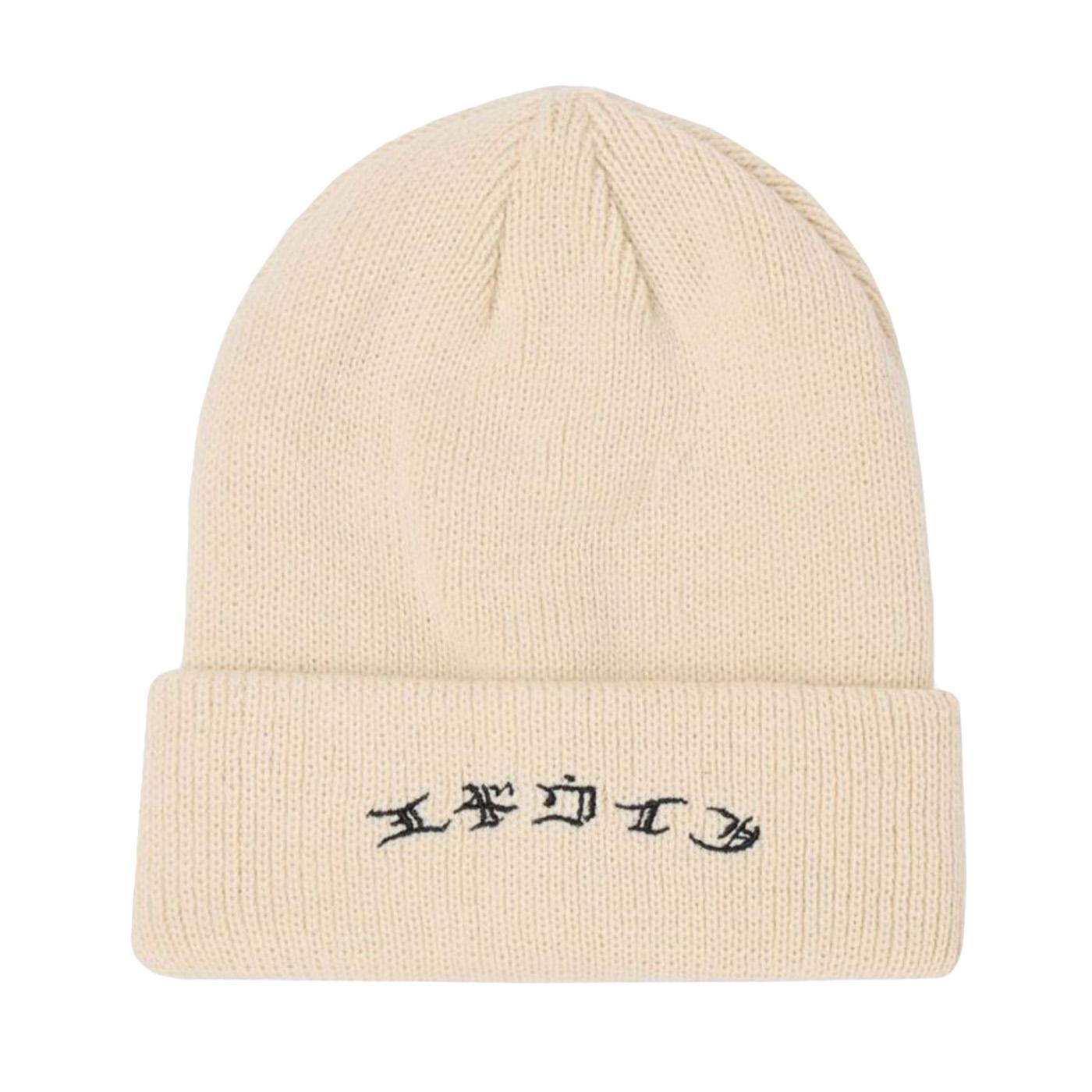 Gothic Beanie White Grey - Berretto Bianco I034123.1WI.67. 1WI.67 EDWIN 