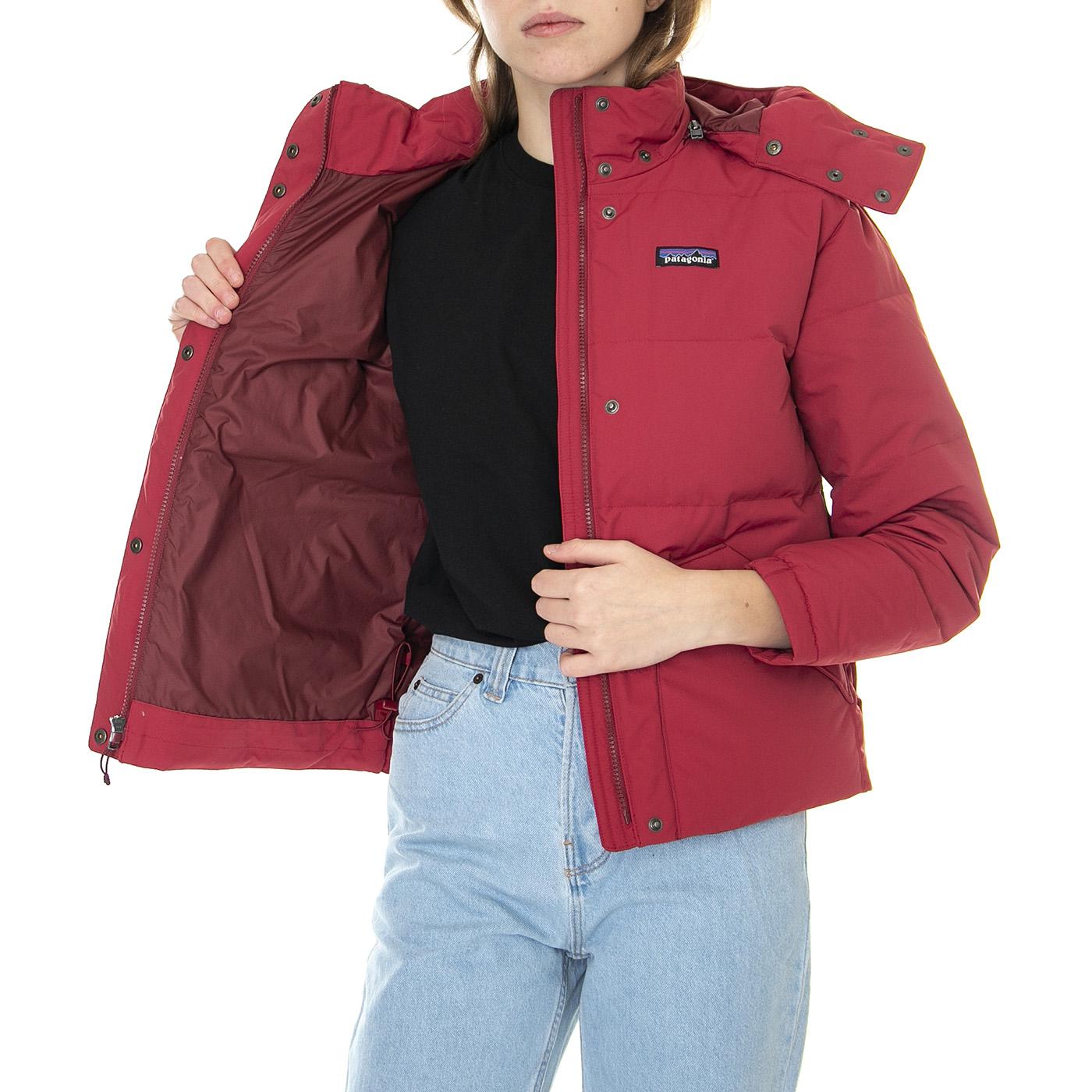 W's Downdrift Jkt Wax Red - Giacca Invernale con Cappuccio Donna Rossa 20625-WAX  PATAGONIA 