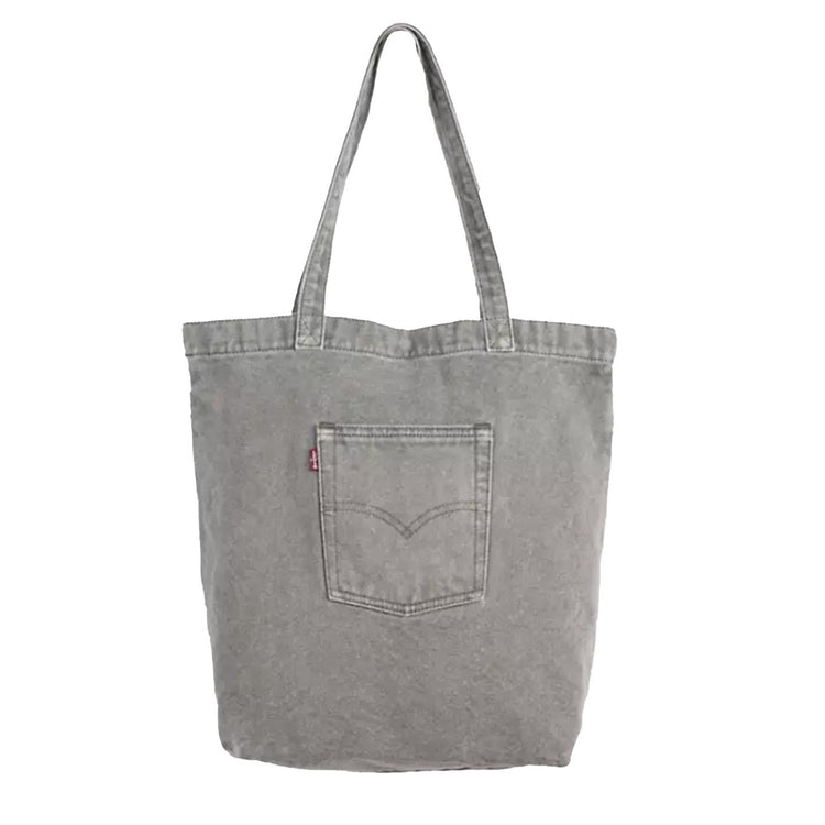 LEVI'S TOTE SUNSHINE EVENING GREY - Borsa Tote Denim Jeans Grigia 005FV-0004 GRY LEVIS 