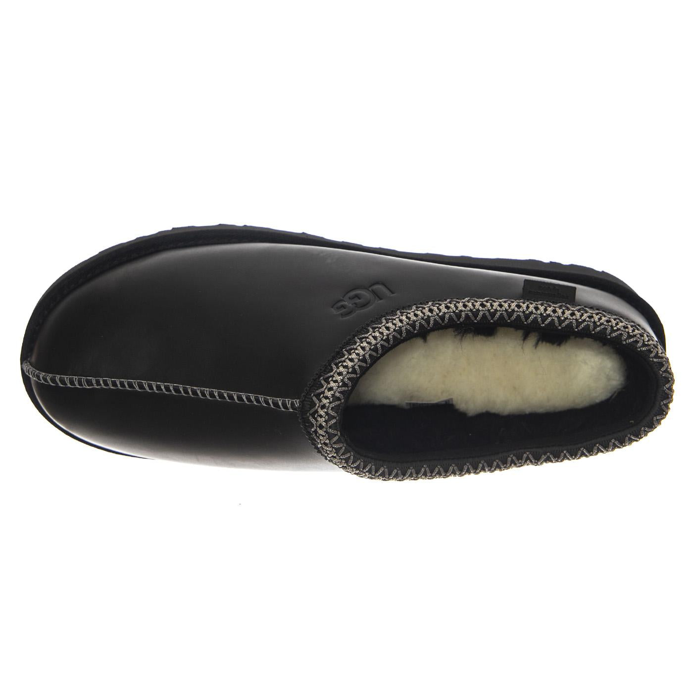 Tasman Leather Regen Black -- Scarpe Uomo Nere 1163890M RGB UGG 