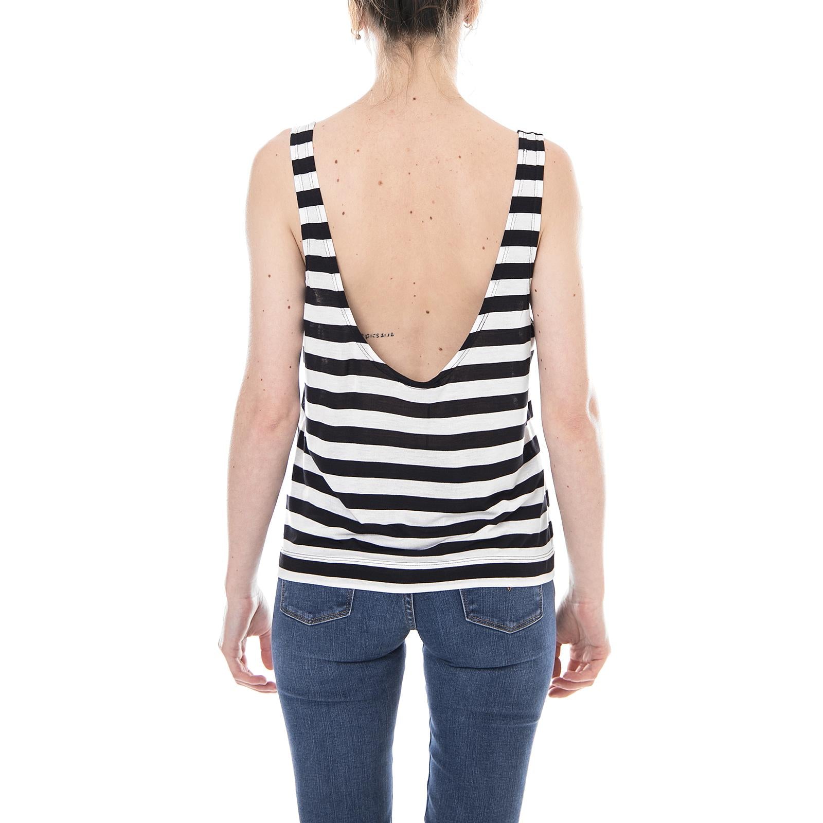Zora Singlet Black Stripe 1631137-144  DR. DENIM 