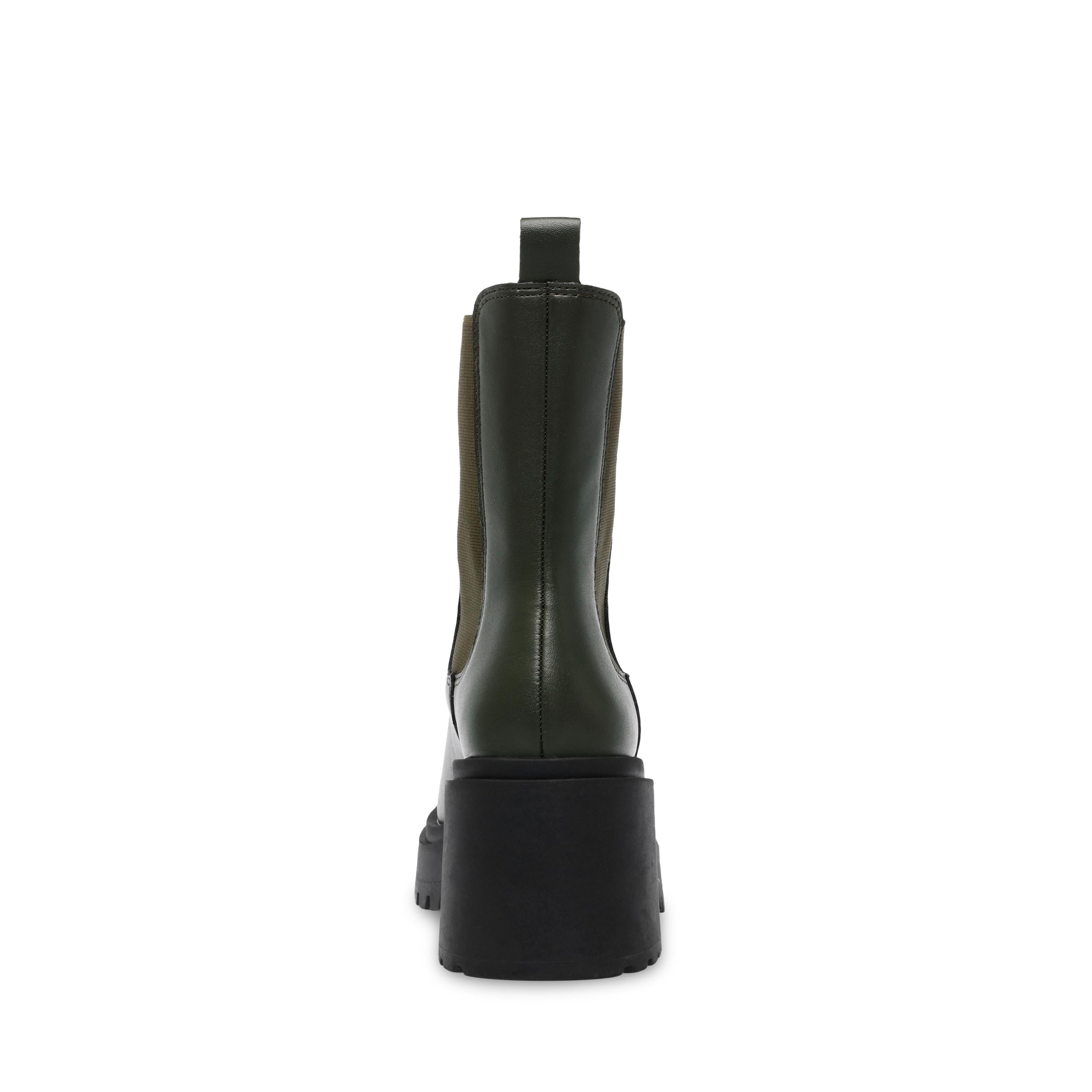 Fynn Olive Leat - Stivali Profilo alla Caviglia Donna Verdi SMSFYNN-OLI  STEVE MADDEN 