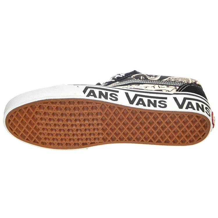 UA Old Skool VNCL Black / White - Scarpe Stringate Profilo Basso Uomo Nere VN0A5JMIBZW1  VANS 