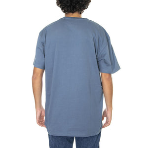 S/S Chase T-Shirt Storm Blue / Gold - Maglietta Girocollo Uomo Blu I026391-0XWXX  CARHARTT WIP 