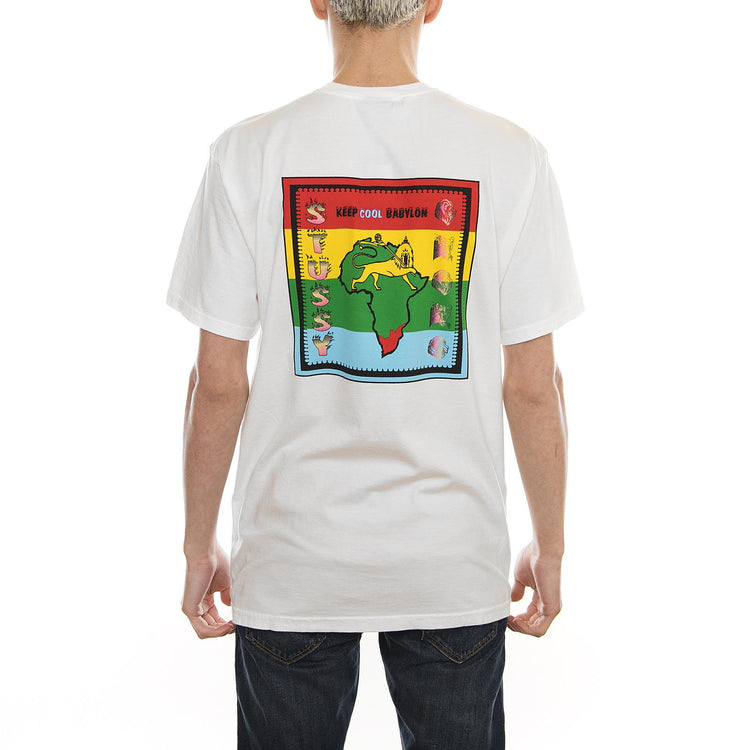 KEEP COOL BABYLON P. DYED TEE NATURAL 1904200-NATURAL  STUSSY 