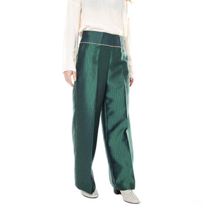 Classic 021SD25028 - Pantaloni Donna Verdi / Foresta / Pavone 021SD25028 -029068-01 . ALESSIA SANTI 