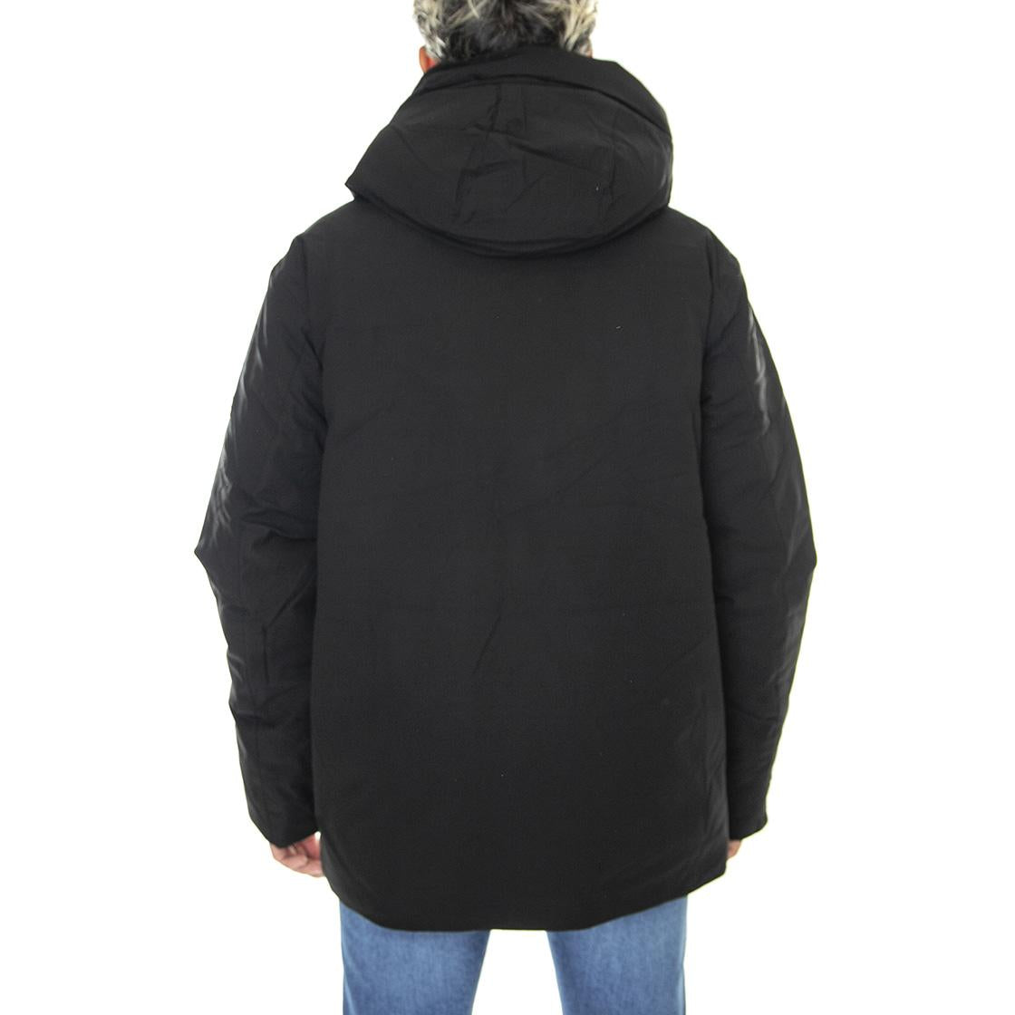 M´s Jacket Ennis Black T-Spin Light 5000 - Giacca Invernale con Cappuccio Uomo Nera 330432-110  ELVINE 