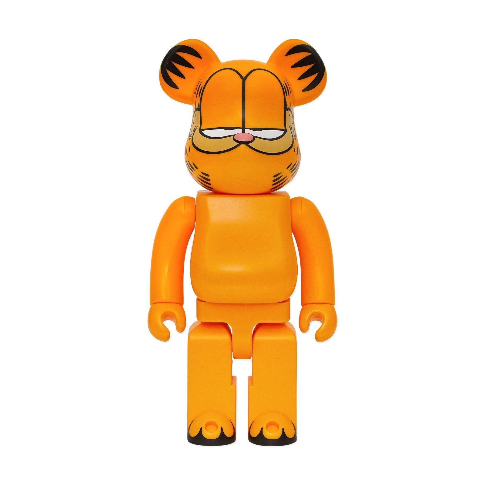 Bearbrick Garfield - Orange - Pupazzo Gadget Toy 280mm 400GARFIELD  MEDICOM TOY 