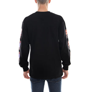 CHLOE K YIN-YANG L/S TEE BLACK TS00502-BLACK  HUF 