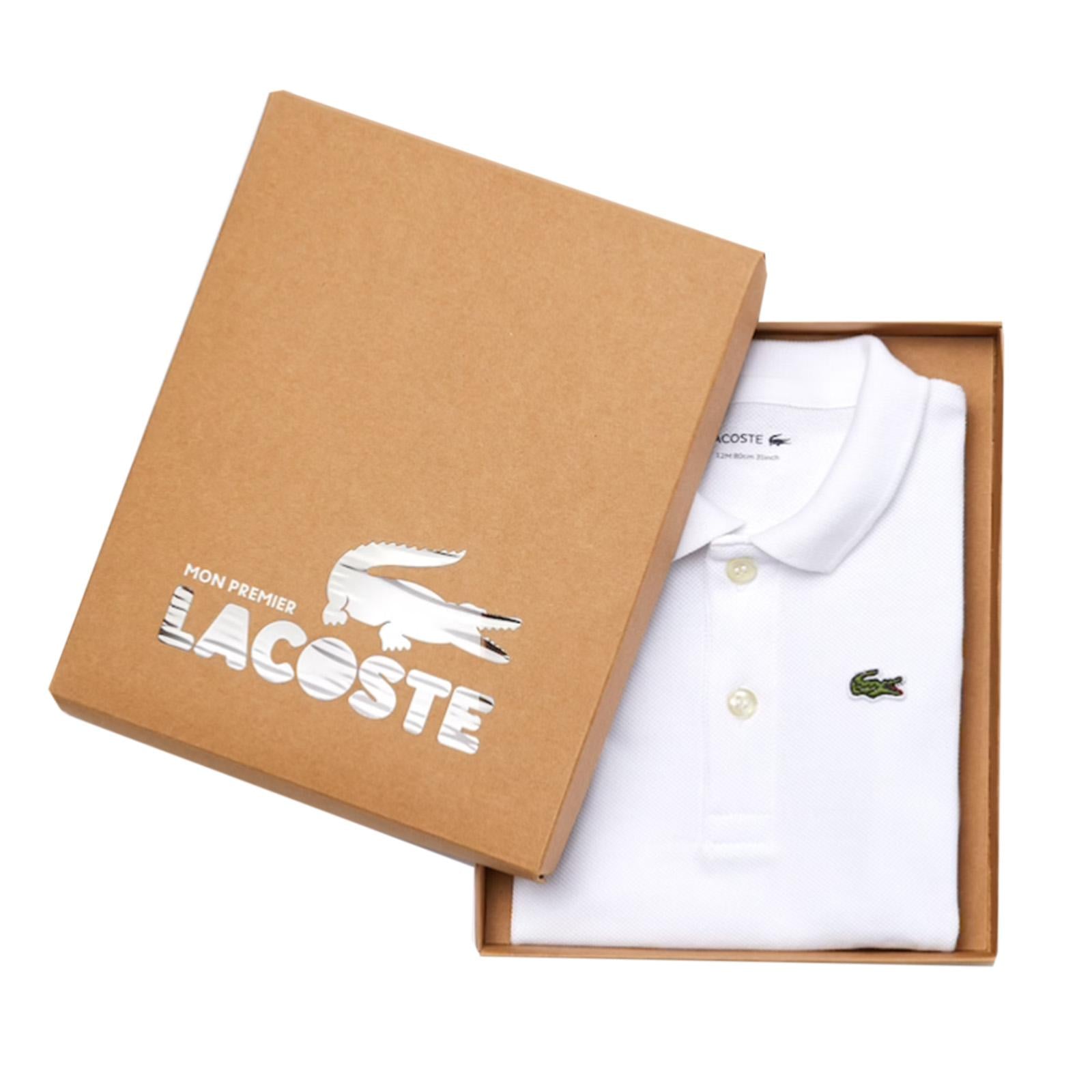 Overall 001 - Tutina Neonati Bianca 4J6963-001  LACOSTE 