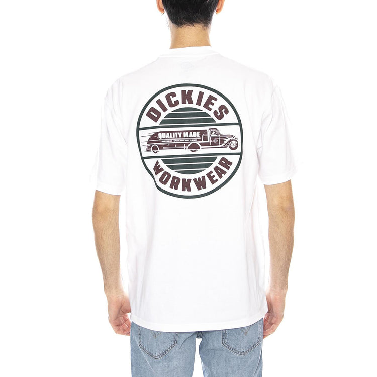 Dickies Circle Tee SS -- Maglietta Uomo Bianca DK0A87QL0WH1 . DICKIES 