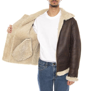 Aviator Jacket Luxe Brown - Giacca Uomo Marrone 112371079 . LEE 