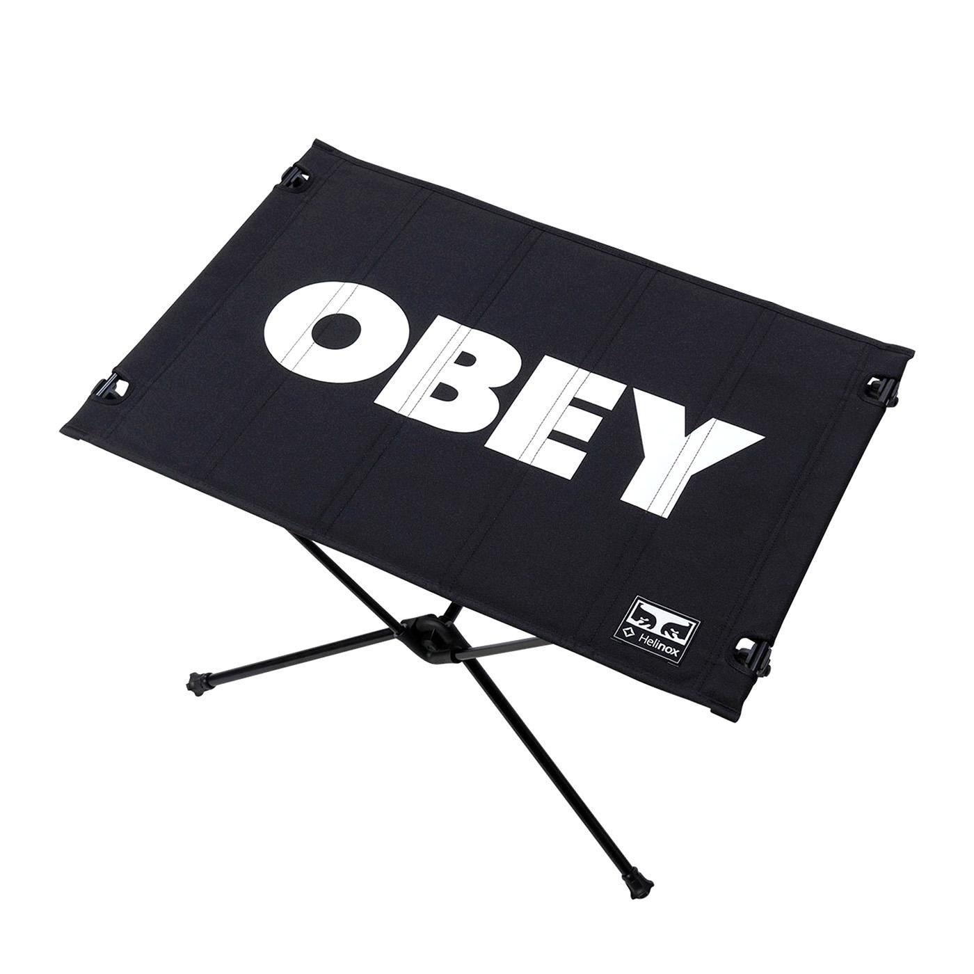 OBEY x HELINOX Table One Hard Black - Tavolo Pieghevole Nero 36218-BLK  OBEY 