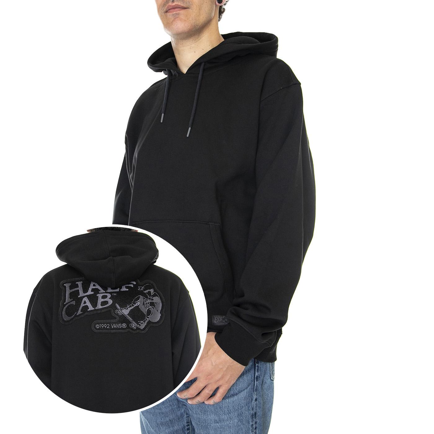 Half Cab 30th - Felpa con Cappuccio Uomo Nera VN0005XULBK  VANS 
