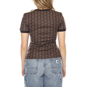 Lacoste T-Shirt 9I4 -- T-Shirt Donna Multicolore TF3244-9I4 . LACOSTE 