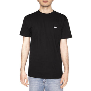 Bold Obey 2 Tee - Maglietta Girocollo Uomo Nera 165263016-BLK  OBEY 