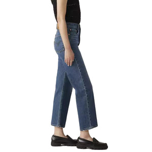 RIBCAGE STRAIGHT ANKLE DARK WASH - Pantaloni Denim Jeans Donna Blu 72693 0218 LEVIS 