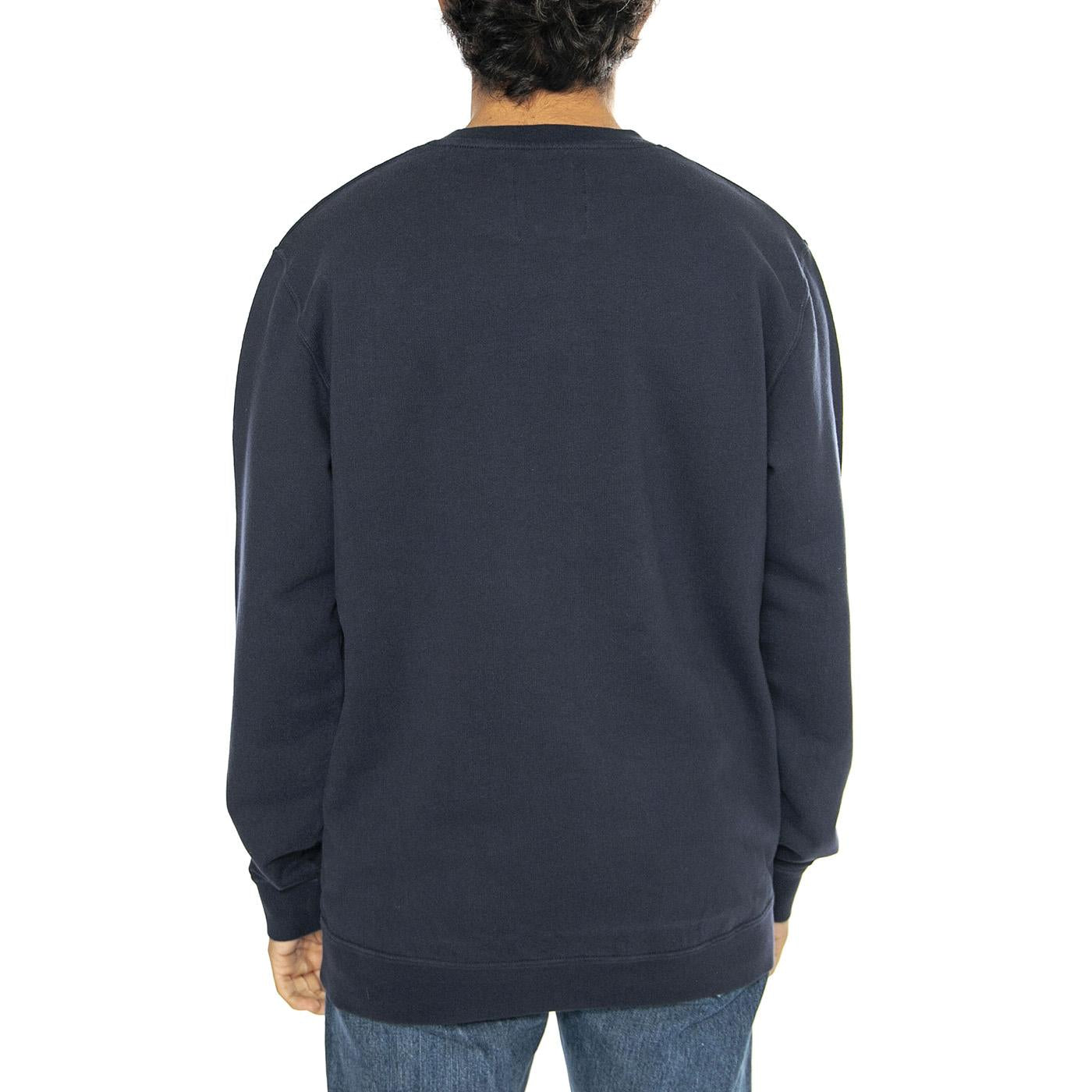 Japanese Sun Sweat Navy Blazer - Felpa Girocollo Uomo Blu I028969.NYB.67.  EDWIN 