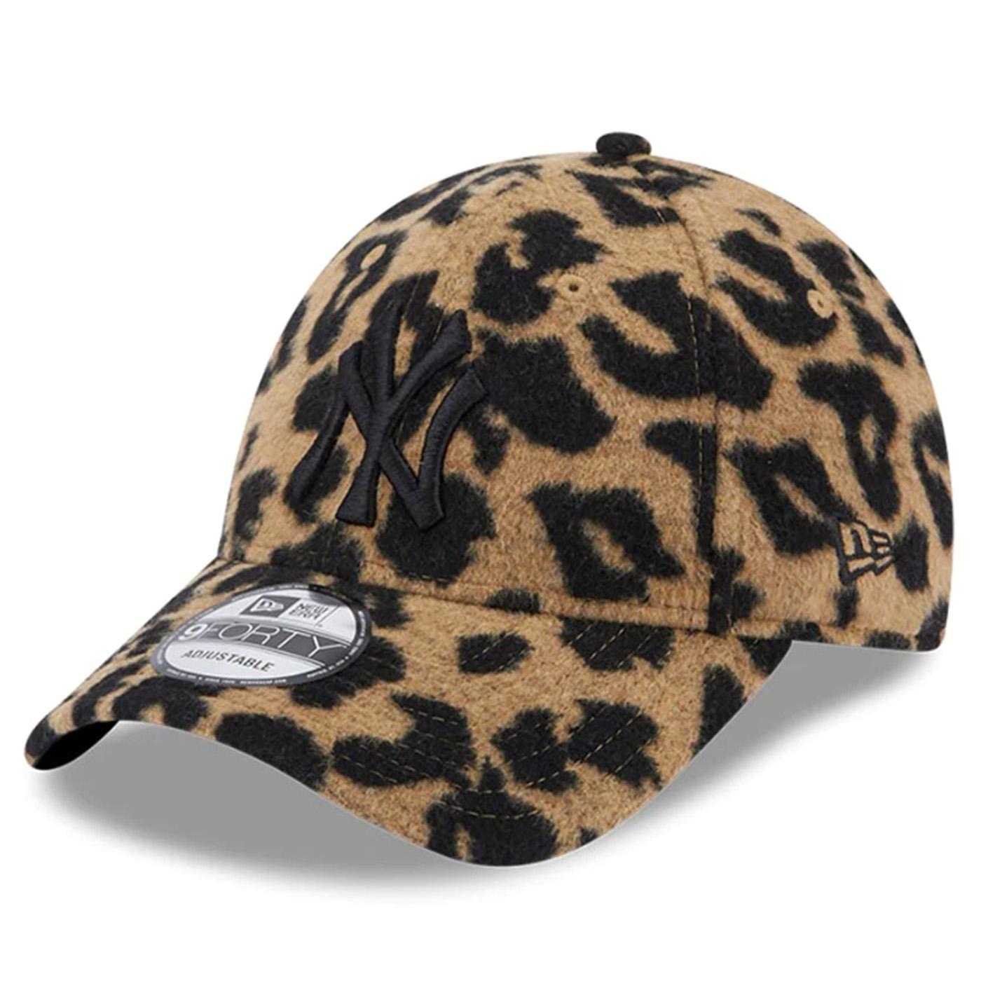 Female Leopard 9Forty New York Yankees Cam / Black Cap - Cappello con Visiera Multicolore 60364195  NEW ERA 