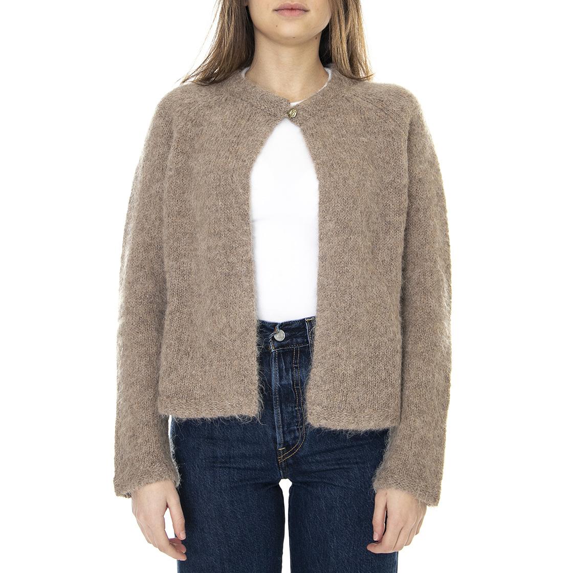 021SD53027 - Cardigan Donna Indaco / Nocciola 021SD53027 -029018-02 . ALESSIA SANTI 