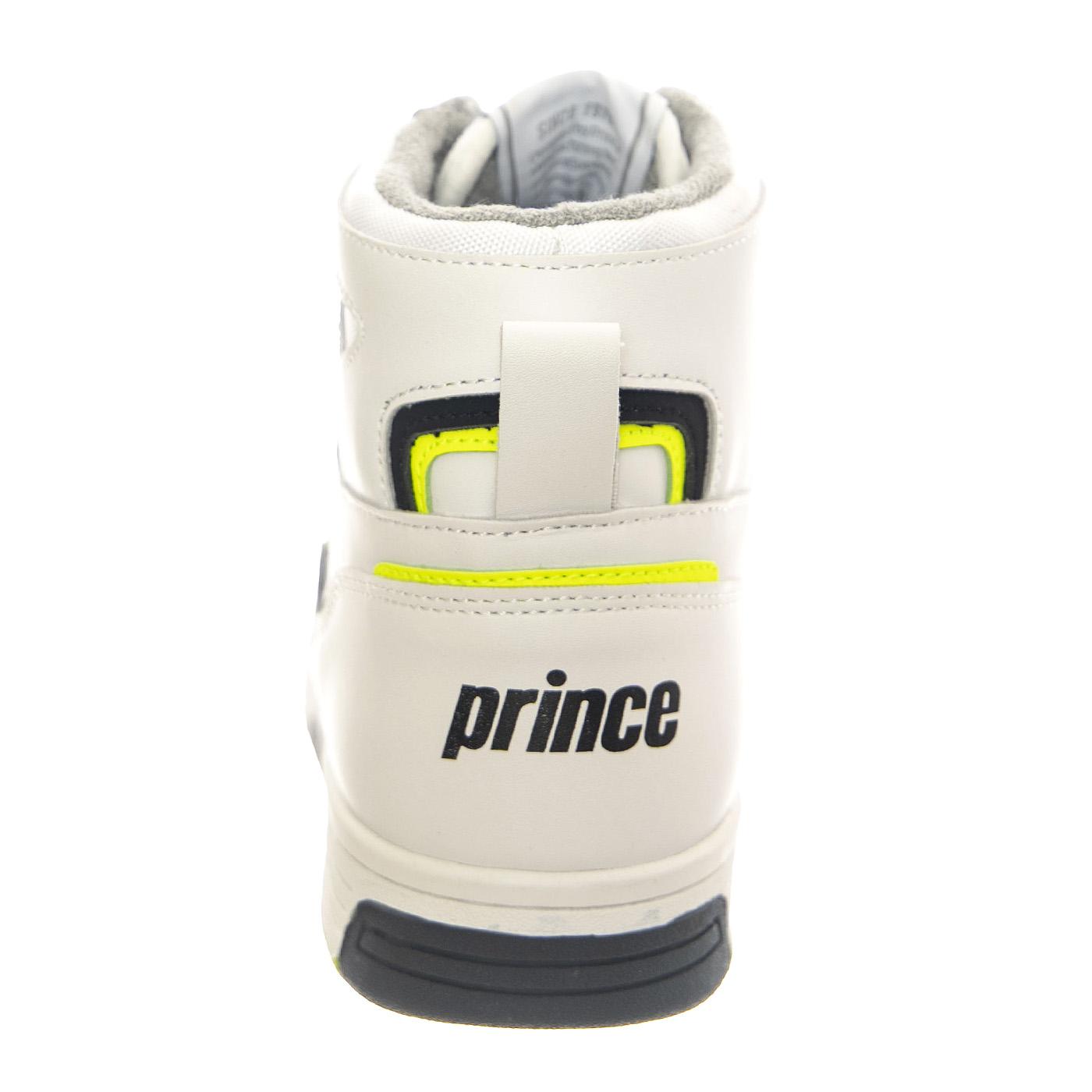 FST847 White / Neon Lime - Scarpe Profilo Alto Uomo Bianche PEMFST847-WHN  PRINCE 