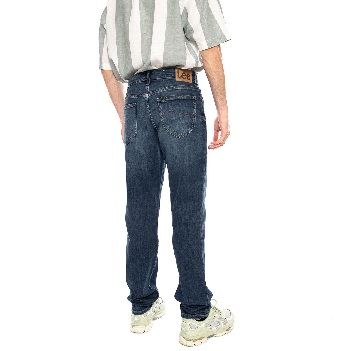 DAVID RUSTY RIVET - Pantaloni Denim Jeans Uomo Blu 112380203 BL LEE 