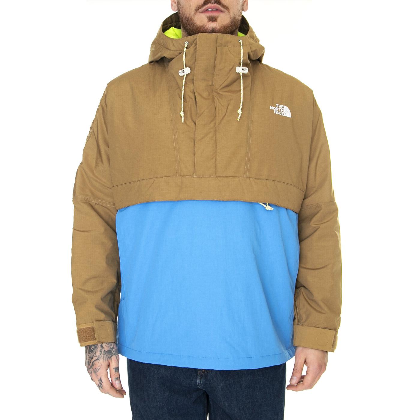 M 78 Low-Fi Hi-Tek Windjammer Utility Brown / Supersonic Blue - Giacca Uomo Marrone / Blu NF0A7ZYRWK51  THE NORTH FACE 