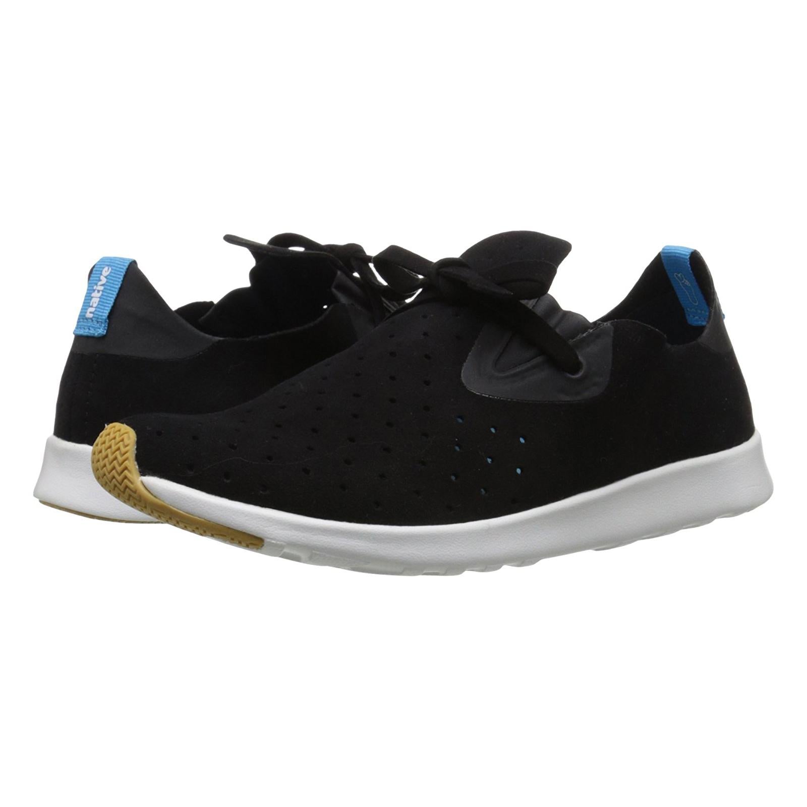 M' Apollo Moc Jiffy Black / Shell White Shoes 21102400-1106  NATIVE 