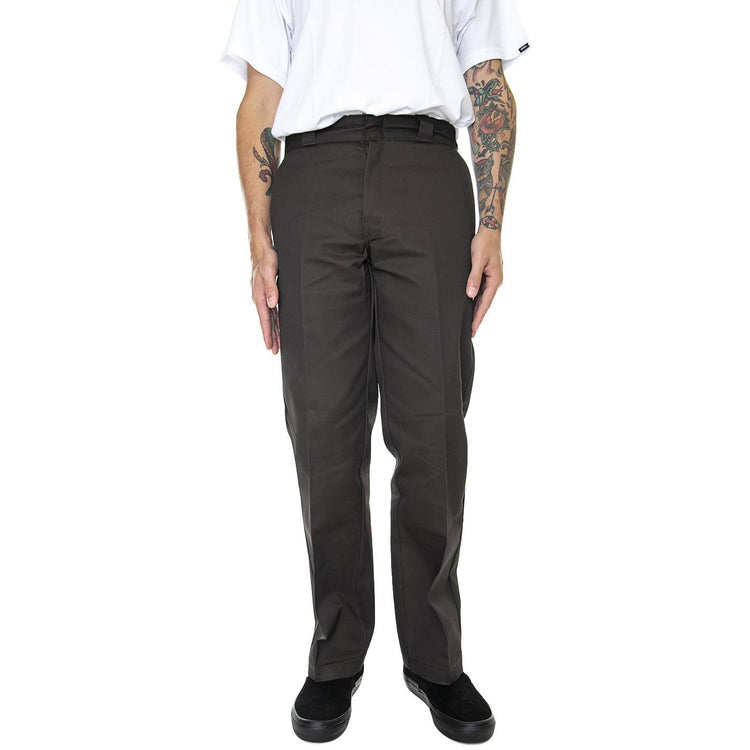 874 Work Pant Rec Dark Brown - Pantaloni Uomo Marroni DK0A4XK6DBX1  DICKIES 