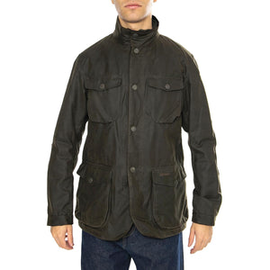 Ogston Wax Jacket Olive - Giacca Uomo Verde MWX0700-OL51  BARBOUR 